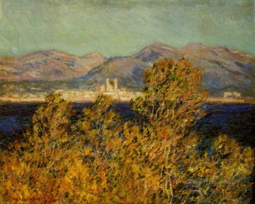 ミストラル岬の風から見たアンティーブ クロード・モネ Oil Paintings
